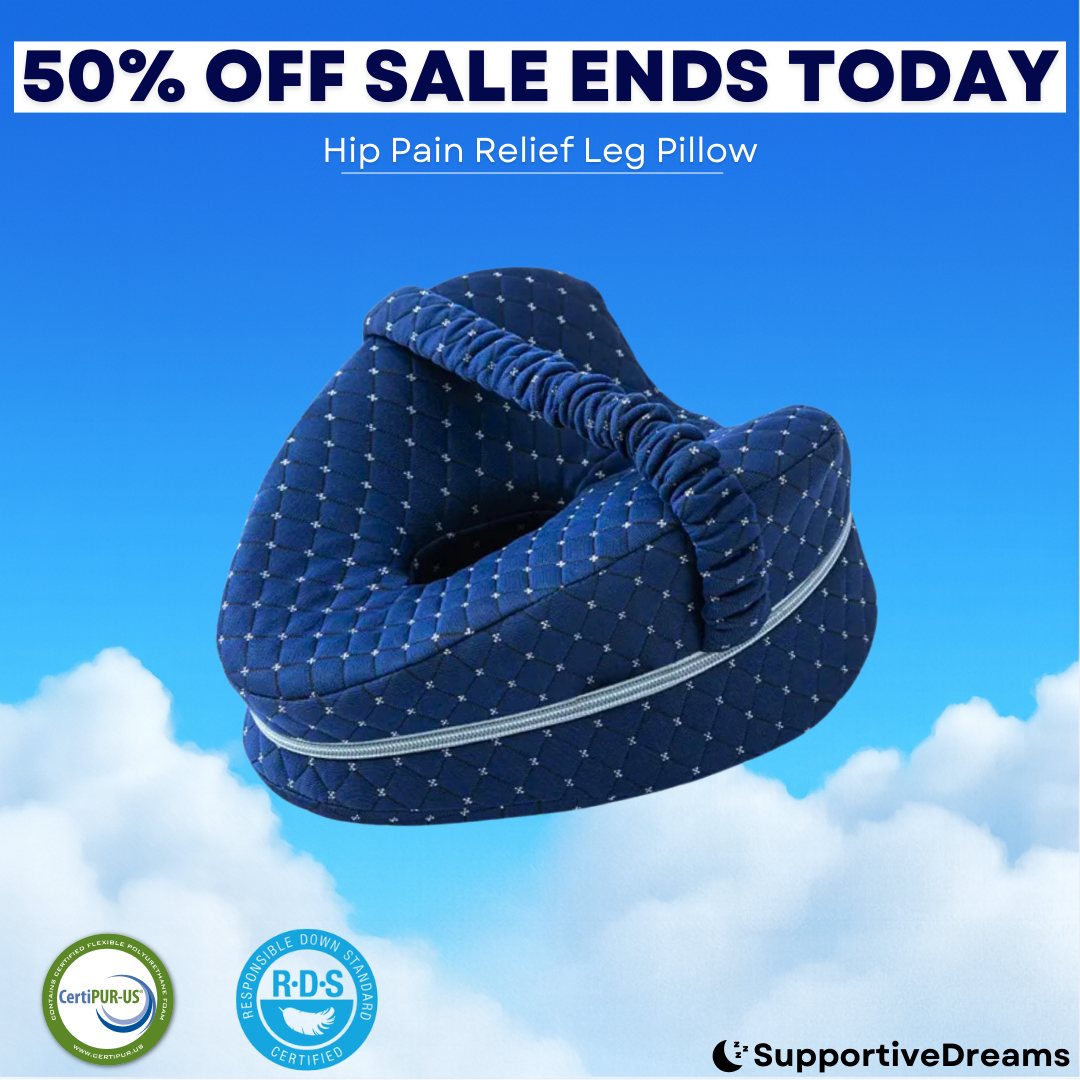 Memory Foam Leg Support Pillow + FREE Pillow Cover 2