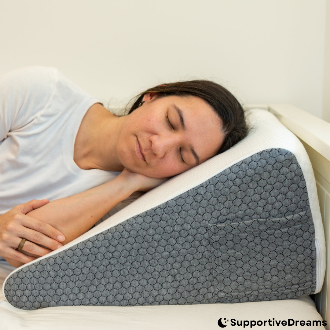 Snore & Sleep Apnea Relief Wedge Pillow + 3 FREE Gifts