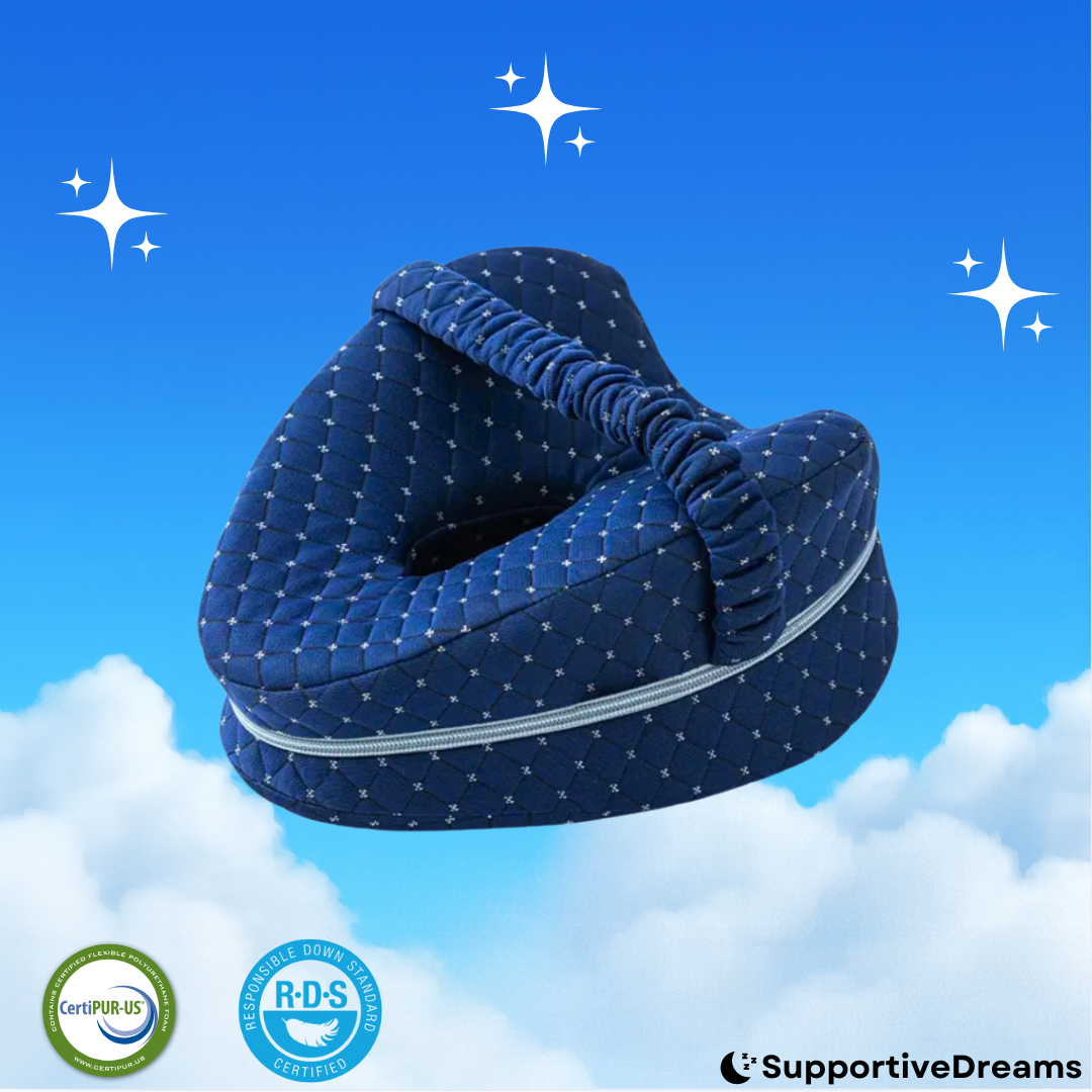 Memory Foam Leg Support Pillow + FREE Pillow Cover 2