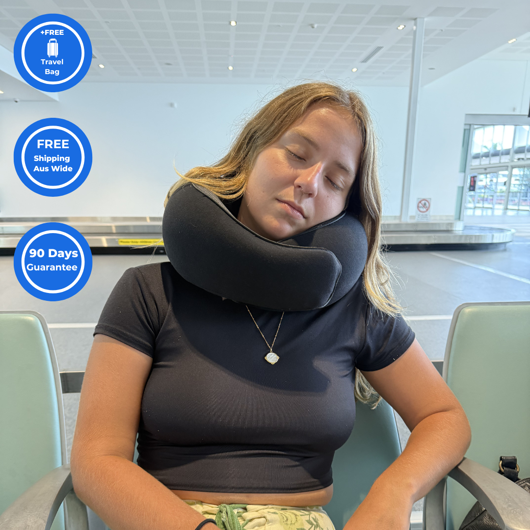 Supportive Dreams™ Neck Pain Relief Travel Pillow